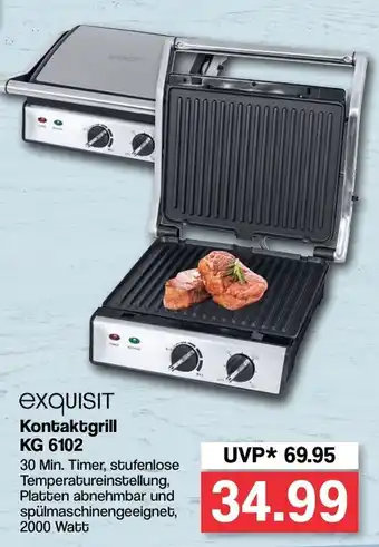 Famila Nord West Exquisit Kontaktgrill KG 6102 Angebot