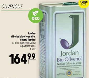 CITTI Markt Jordan Økologisk olivenolie, ekstra jomfru 1 liter Angebot