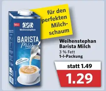 Combi Weihenstephan Barista Milch 1l Angebot