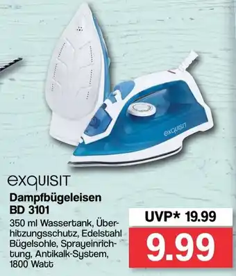 Famila Nord West Exquisit Dampfbügeleisen BD 3101 Angebot