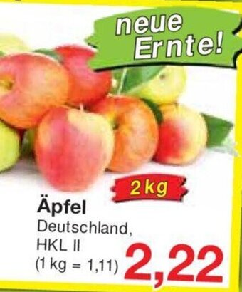 Jawoll Äpfel 2kg Angebot