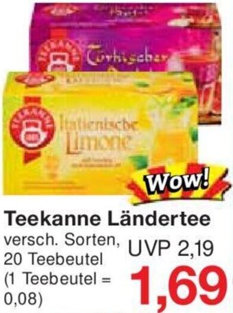 Jawoll Teekanne Ländertee 20 Teebeutel Angebot