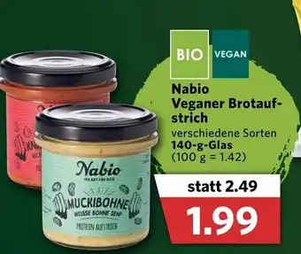 Combi Nabio Veganer Brotaufstrich 140g Angebot