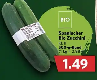 Combi Spanishcer Bio Zucchini 500g Paar Angebot