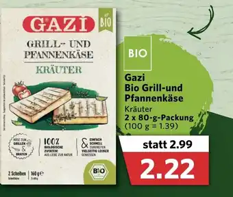 Combi Gazi Bio Grill und Pfannenkäse 2 x 80g Angebot