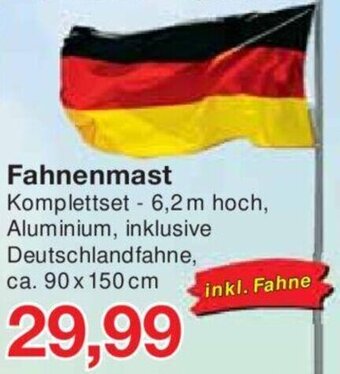 Jawoll Fahnenmast inkl. Fahne Angebot