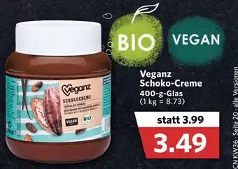 Combi Veganz Schoko Creme 400g Glas Angebot