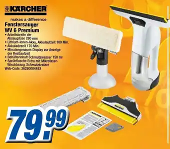 K+B Expert Karcher Fenstersauger WV 6 Premium Angebot