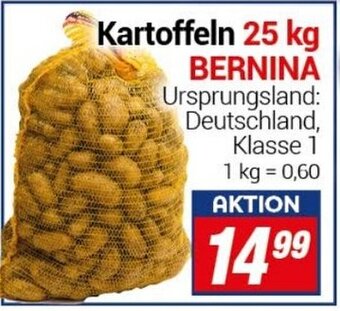 CENTERSHOP Kartoffeln 25 kg BERNINA Angebot