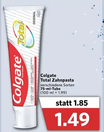 Combi Colgate Total Zahnpasta 75ml Angebot