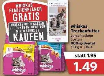 Combi Whiskas Trockenfutter 800g Beutel Angebot