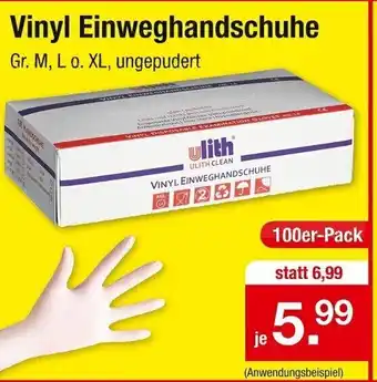 Zimmermann Vinyl Einweghandschuhe Angebot