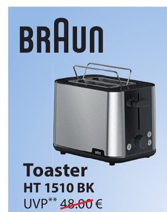 Famila Nord Ost BRAUN Toaster HT 1510 BK Angebot