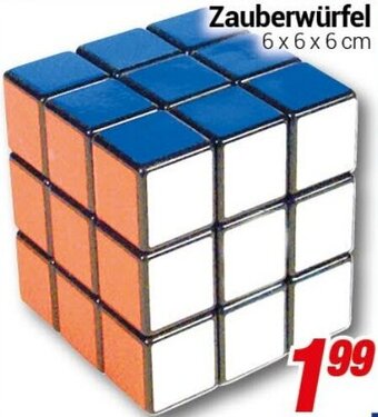 CENTERSHOP Zauberwürfel 6x6x6 cm Angebot