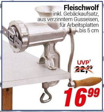 CENTERSHOP Fleischwolf Angebot
