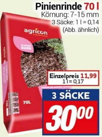 CENTERSHOP Pinienrinde 70 L Angebot