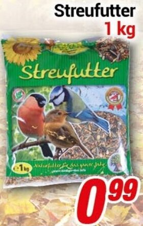 CENTERSHOP Bird's Garden Streufutter 1 kg Angebot