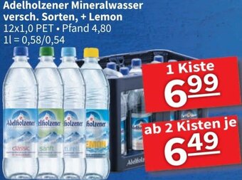 Anderl Getränke Adelholzener Mineralwasser 12x1,0 L PET Angebot