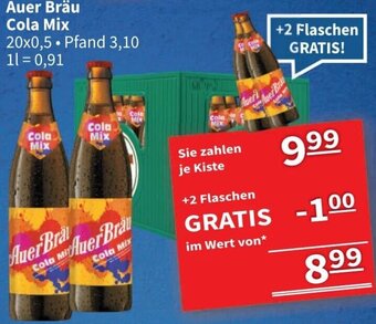 Anderl Getränke Auer Bräu Cola Mix 20x0,5 L Angebot