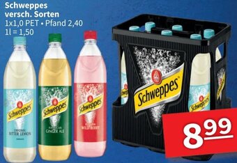 Anderl Getränke Schweppes 1x1,0 L PET Angebot