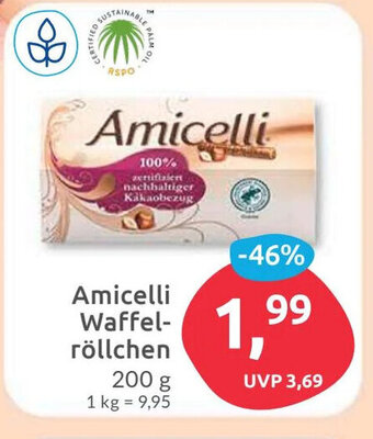 Budni Amicelli Waffelröllchen 200 g Angebot