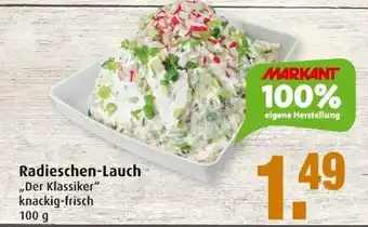 Markant Radieschen lauch 100g Angebot