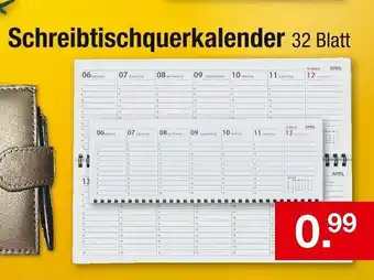 Zimmermann Schreibtischquerkalender Angebot