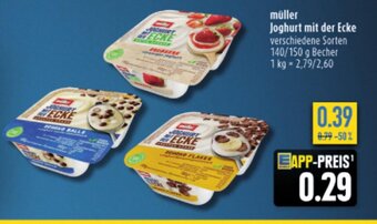 diska müller Joghurt mit der Ecke 140/150g Angebot