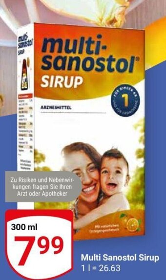 Globus multi-sanostol SIRUP 300ml Angebot