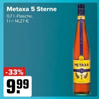 Logo Getränkemarkt Metaxa 5 Sterne 700ml Angebot