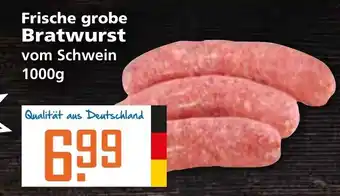 Klaas und Kock Frische grobe bratwurst 1000g Angebot