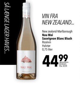 CITTI Markt Nau Mai Sauvignon Blanc Blush Rosévin Halvtør 0,75 liter Angebot