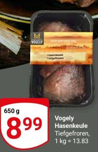 Globus Vogely Hasenkeule Tiefgefroren, 650g Angebot