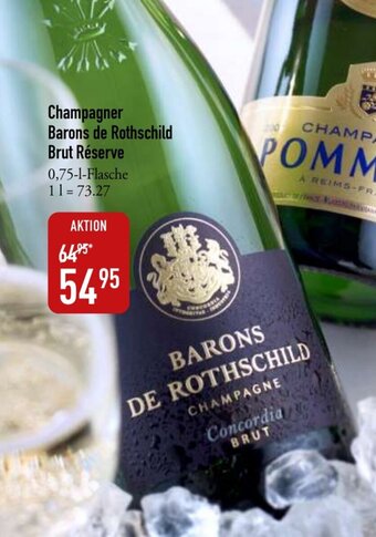 Galeria Markthalle Champagner Barons de Rothschild Brut Réserve 750ml Angebot