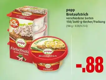 Markant Popp Brotaufstrich Angebot