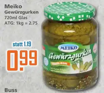 Klaas und Kock Meiko gewurzgurken 720ml Angebot