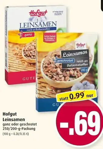 Markant Hofgut Leinsamen 250/200g Angebot