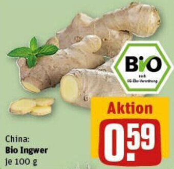 REWE Bio Ingwer 100 g Angebot