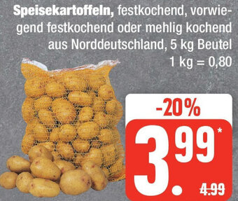 Edeka Speisekartoffeln 5 kg Beutel Angebot