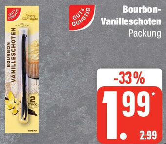 Edeka Gut & Günstig Bourbon Vanilleschoten Angebot