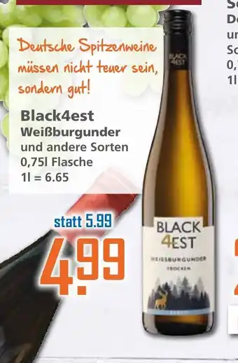 Klaas und Kock Black4est WeiBburgunder 0,75L Flasche Angebot