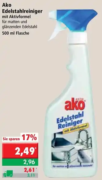 L. STROETMANN GROSSMARKT Ako Edelstahlreiniger mit Aktivformel 500ml Angebot