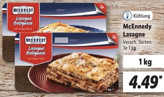 Lidl McEnnedy Lasagne 1 kg Angebot