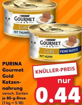 Kaufland PURINA Gourmet Gold Katzennahrung 85 g Dose Angebot