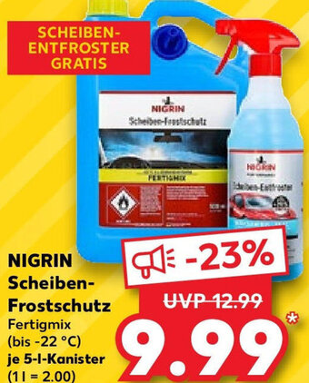 Kaufland NIGRIN Scheiben Frostschutz 5 L Kanister Angebot