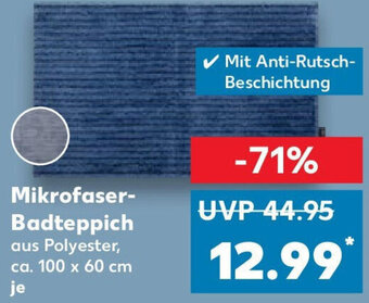 Kaufland Mikrofaser-Badteppich Angebot