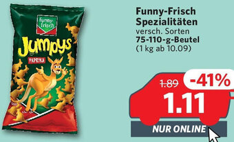 Combi Funny-Frisch Spezialitäten 75-110 g Beutel Angebot