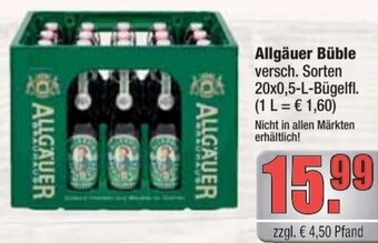 alldrink Allgäuer Büble 20x0,5-L-Bügelfl. Angebot