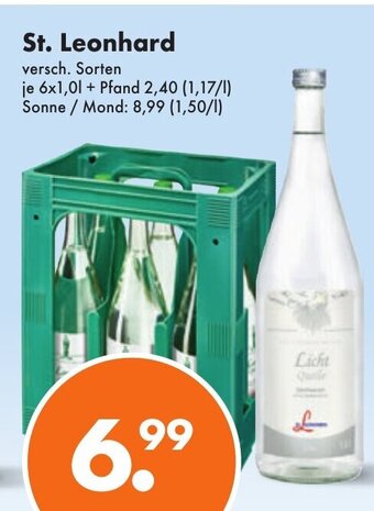 Trink und Spare St. Leonhard versch. Sorten 6*1L Angebot