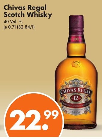 Trink und Spare Chivas Regal Scotch Whisky 40 Vol. % 700ml Angebot